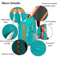 thumbnail image 7 of Trekking backpack, 35L ultralight foldable backpack, women's and men's backpack, waterproof with reflective strips and bottle holder for outdoor camping, travel, sports, climbing, cyclin (Green), 7 of 7