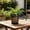 Gold, variant on Thick UV Resistant Plastic Plant Pot with Drainage Tray, Embossed Wicker Pattern Outdoor Indoor Gardening Planter Container