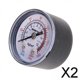 thumbnail image 1 of 2x Manómetro, Escala Doble, Estable, Montaje Inferior NPT de 1/8", Fácil de Leer, Pantalla de 1,63 Pulgadas, Manómetro de Compresor de Aire para 2 piezas, 1 of 8