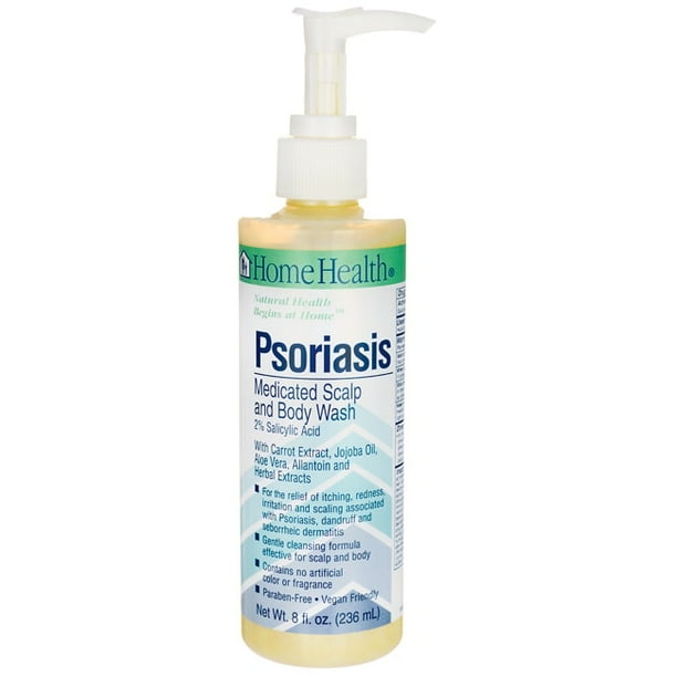 Home Health Psoriasis Medicated Scalp & Body Wash 8 fl oz Liq
