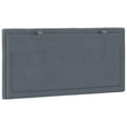 thumbnail image 5 of vidaXL Coussin de Tête de Lit Gris Foncé 100 cm Velours, 5 of 5