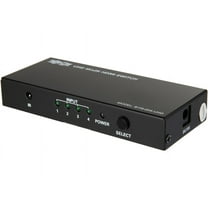 Tripp Lite 4-Port HDMI Switch for Video and Audio, 4K x 2K UHD @ 60 Hz (HDMI F/4xF) with Remote Control (B119-004-UHD)