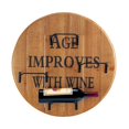 thumbnail image 1 of Accent Plus 10018169 Aged Round Wine Wall Rack, 1 of 2