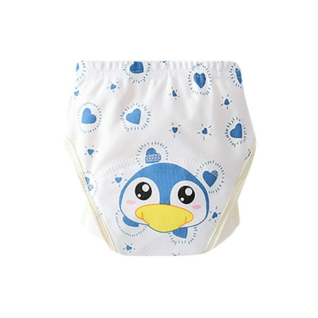 XZNGL Cartoon Cute Baby Gauze Waterproof And Leak-proof Diaper Baby  Learning Pants 