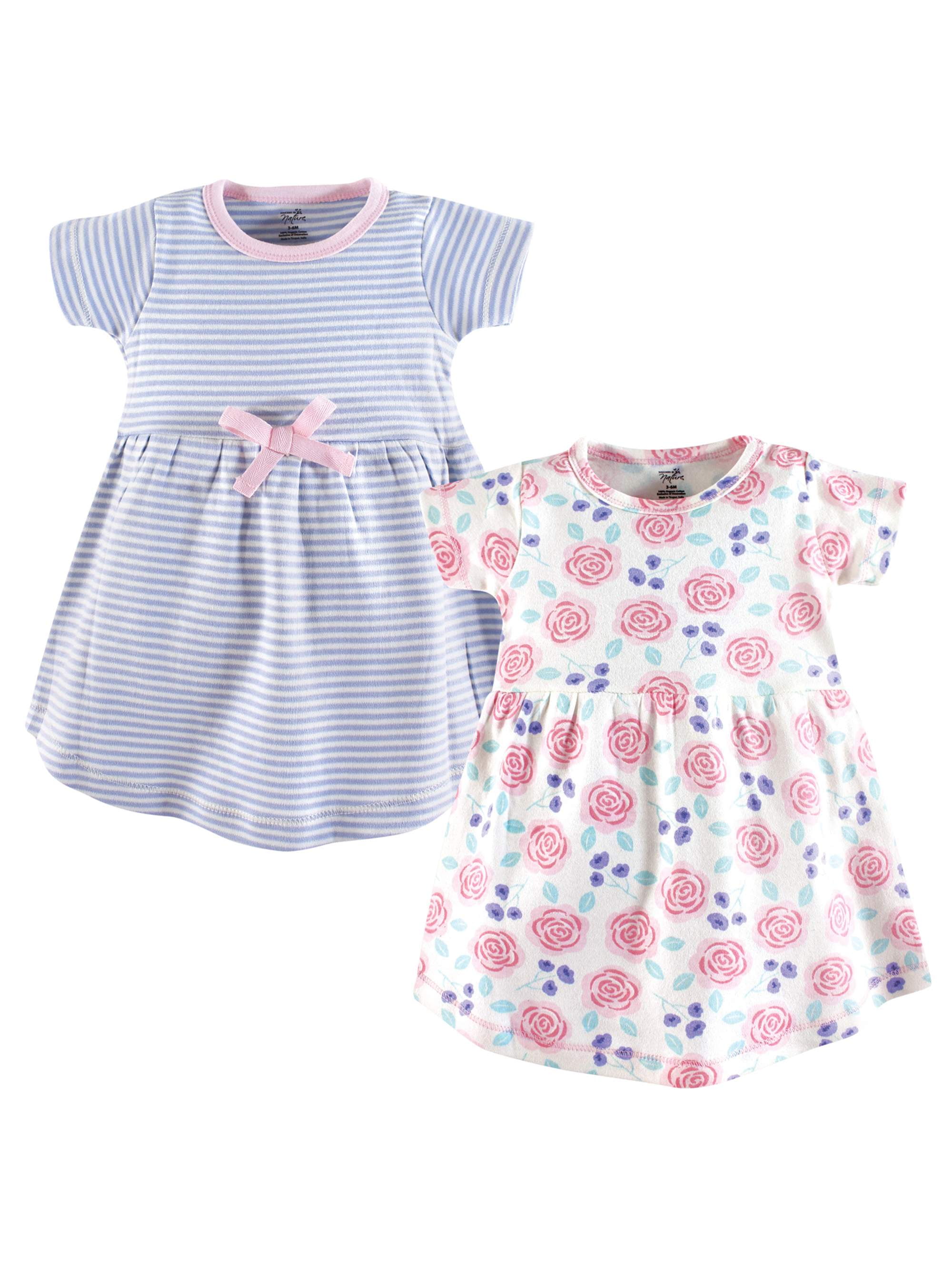 Touched by Nature Toddler Organic Dress 2pk (Baby Girls) Walmart