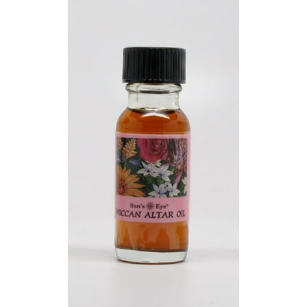 Suns Eye Wiccan Altar Herbal Fragrance Oil - 1/2 Ounce Bottle