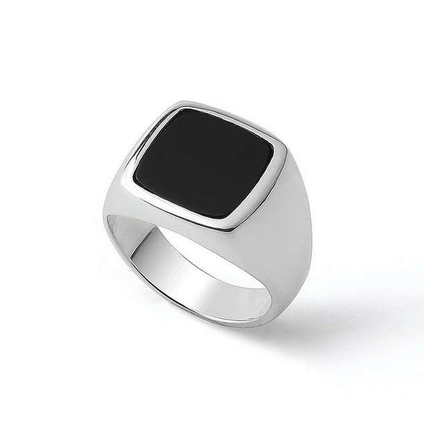 Mens sterling on sale silver rings