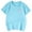 Blue, variant on Toddler Girls Tops & T-Shirts Letter Print Round Neck Short Sleeve Tops Pullover Tee Shirts Sportwear,Black,3-4 Years