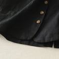 thumbnail image 5 of Womens Cotton Linen Vests, Summer Tops for Women Casual Vintage Solid Color Button Down V Neck Tank Tops Coats M-2XL, 5 of 7