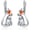 Capybara, variant on 925 Sterling Silver Earrings Hypoallergenic Animal Stud Hoop Leverback Earrings Jewelry Gifts for women