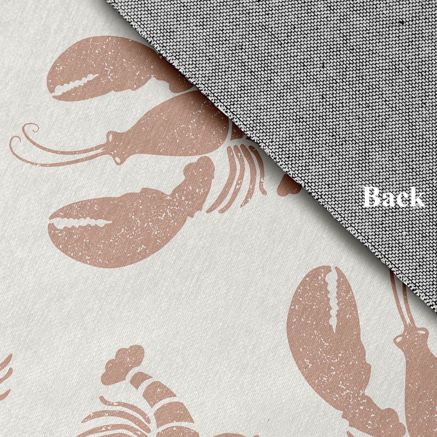 Simply Daisy 2' x 3' Lobster Fest Nautical Chenille Rug, Mauve