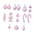 thumbnail image 1 of 16 piezas de bolas de Navidad, pequeños colgantes de Navidad, miniaturas para interiores y exteriores, decoración irrompible, adornos decorativos de, 1 of 8