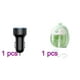 thumbnail image 1 of Cargador de coche 5V 3.1A Carga rápida Puerto USB dual Pantalla LED Voltímetro Adaptador de carga para teléfono, Negro Humidificador 2W USB 300ml Humidificador de aire Difusor de dibujos animados AweSitey  DZ4170-03*1+HA003090-02B*1, 1 of 2