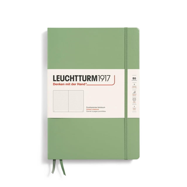 Cuaderno LEUCHTTURM1917, tapa dura, composición B5, 219 páginas