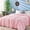 Baby Pink, variant on General Grey Leaves Pattern Throw Blanket for Couch, Super Soft Flannel Cozy Lightweight Fuzzy Blankets for Women, 50 x 60 Inches