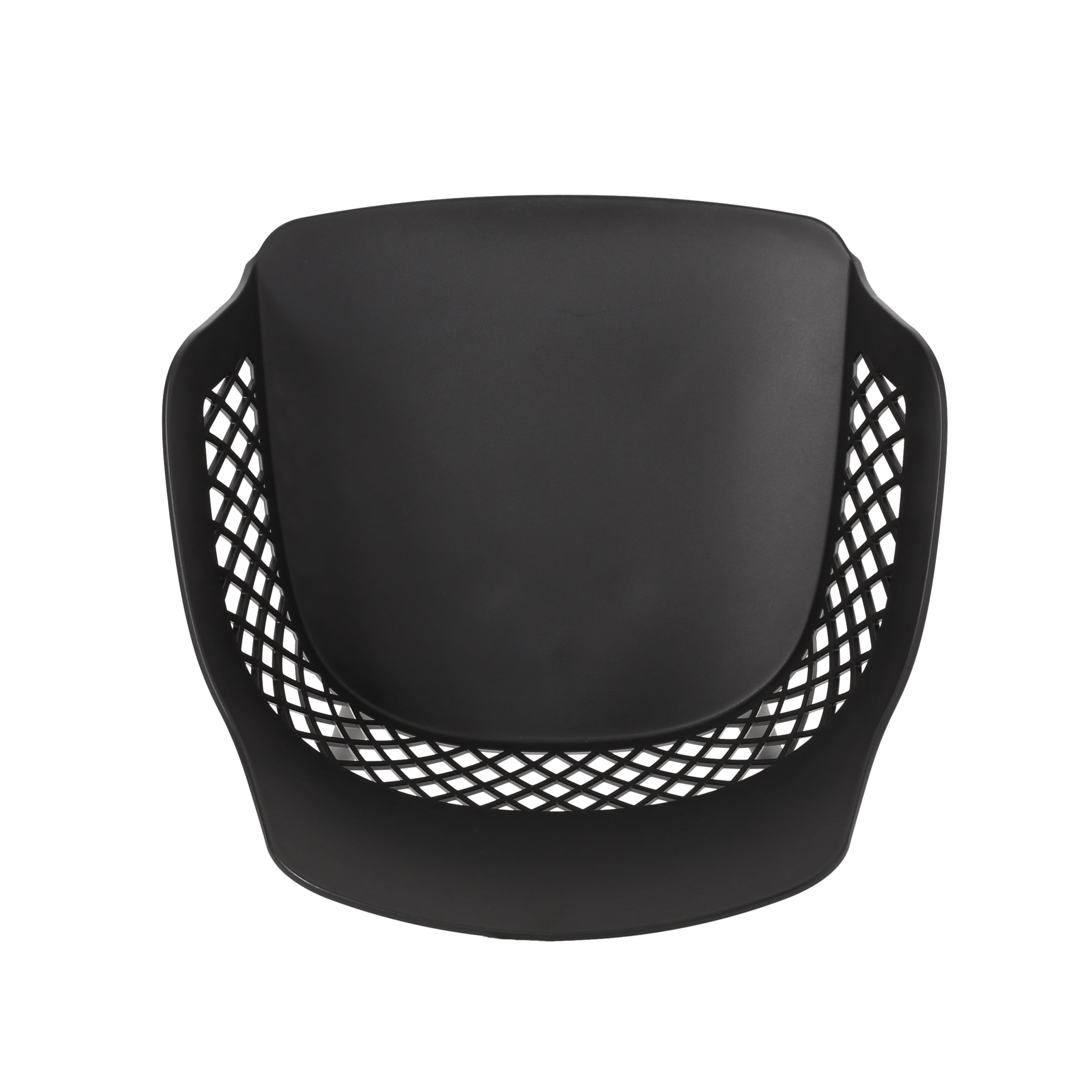 Hunter Outdoor Modern Dining Chair, Set of 4, Black