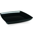 thumbnail image 1 of Elegant Black Simply Squared Plastic Tray - 12" (1 Pc) - Perfect for Parties, Events & Home Use, 1 of 3