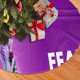 thumbnail image 2 of Falda para árbol de Navidad de Inside Out, suave y divertida, decoración navideña navideña de granja de 36", 2 of 4