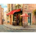 thumbnail image 3 of Liu, Haixia 14x12 Black Modern Framed Museum Art Print Titled - Hillside Cafe, 3 of 5
