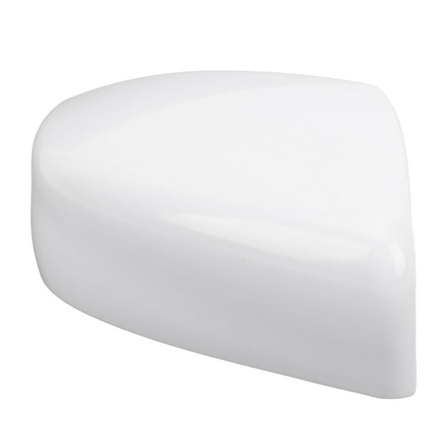 Car Rearview Mirror Cover Cap Replacement, White Door Side Mirror Covers, Car Mirror Caps Side Mirror Protective Housing Shell for Left K6374 3RM0A Right K6373 3RM0A