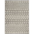 thumbnail image 2 of Nourison Grafix Moroccan Grey 5'3" x 7'3" Area Rug, (5x7), 2 of 8