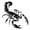 Black, variant on Opvise Fashion Scorpion Reflective Car Vehicle Body Hood Window Decals Sticker Decor