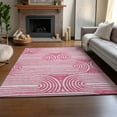 thumbnail image 6 of Addison Rugs Mayfield Washable Contemporary Art Deco Blush Rectangle Rug, 9' x 12', 6 of 6