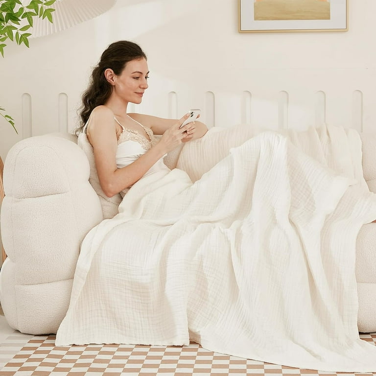 Muslin blankets for deals adults