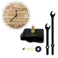 thumbnail image 6 of Wall Clock Movement Non Ticking Hands High  Long Shaft for Painting Clock Metal Wall Clock Maintenance Repair Parts , 31mm Shaft No S Hand, 6 of 9