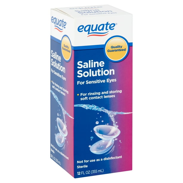 Equate Sensitive Eyes Saline Solution 12 Oz Walmart Com