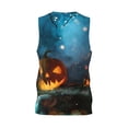thumbnail image 2 of Rocae Spooky Halloween for Men's Basketball Jersey Lightweight and Breathable Athletic Tank Top,Quick-Drying Sports Jersey Small, 2 of 9