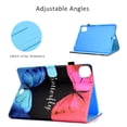 thumbnail image 4 of iPad Pro 11 Case (2020 Released, 2nd Generation), Allytech PU Leather Slim Fit Drop Protection Auto Sleep Wake Kickstand Folio Cards Holder Wallet Case Cover for Apple iPad Pro 11 2020,Butterfly, 4 of 6
