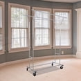 thumbnail image 3 of Rolling Clothes Drying Rack  Multifunctional Laundry Garment Rack with Adjustable Size  Space Saving Clothes Stand with Durable Steel Frame and Wheels for Balcony  Garden  Open Air  Indoo, 3 of 4