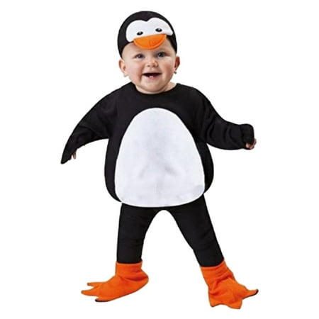 Totally Ghoul Toddler Boys Plush Black & White Penguin Costume Vest ...