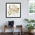 thumbnail image 3 of Art.com Golden Gilt Bloom I Art Print by Annie Warren, Black Frame Wall Art, 38" x 38", 3 of 5