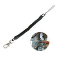 thumbnail image 3 of Metal Spring Anti-loss Keyring Retractable Rope Key Bungee Cord Keychain, 3 of 9
