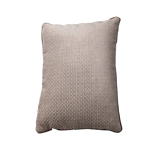 Cojin Cuadrado Beige | Hecho con Terciopelo y Algodón | Versatil y Sofisticado | 35x50 cm | Con Funda | Elegancia para Sala y Cama | Decoracion Hogar