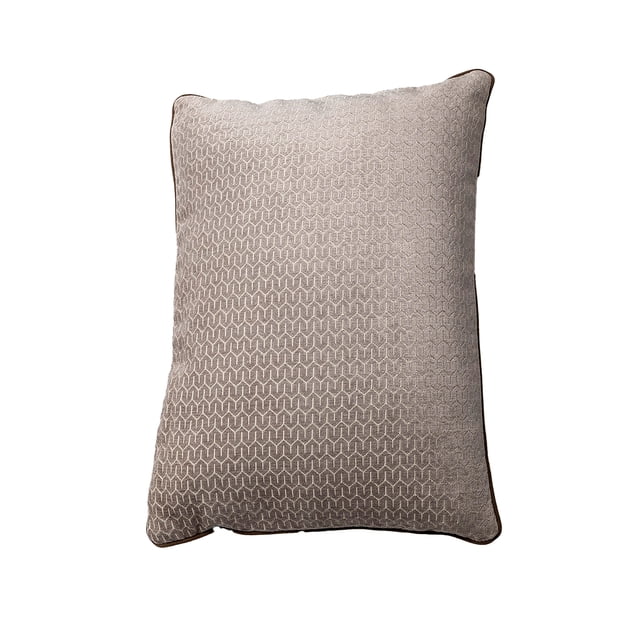 Cojin Cuadrado Beige | Hecho con Terciopelo y Algodón | Versatil y Sofisticado | 35x50 cm | Con Funda | Elegancia para Sala y Cama | Decoracion Hogar