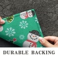 thumbnail image 6 of Green Christmas Snowman Pattern Door Rugs,Washable Non Slip Door Mats Indoor,Decorative Door Mats,Entry Mat Indoor for Entrance,Bedroom,Kitchen,Bathroom,16"x24", 6 of 6