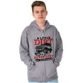 thumbnail image 4 of A Little Dirt Never Hurt Road Rumble Zip Hoodie Sweatshirt Men Brisco Brands S, 4 of 6