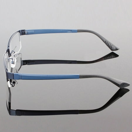 MUXUAN Clear Lens Eye Glasses Frame Mens Durable Eyewear Metal Frame Eyeglasses