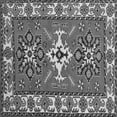 thumbnail image 1 of Ahgly Company Indoor Square Geometric Gray Traditional Area Rugs, 3' Square, 1 of 1