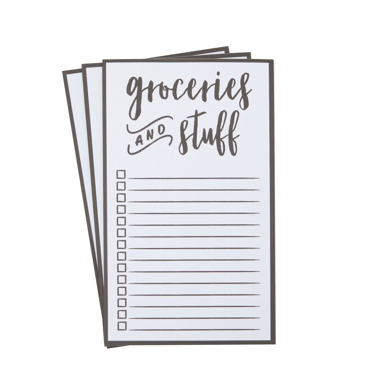 Grocery List Pad for Refrigerator, 50 Sheets Each (4.5 x 7.5