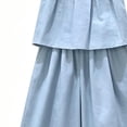 thumbnail image 6 of Amidoa Girls 2 Piece Outfits Summer Clothes Cotton Tank Top Solid Color T-Shirt and Shorts Casual Kids Clothing Sets,Blue Size 11, 6 of 6