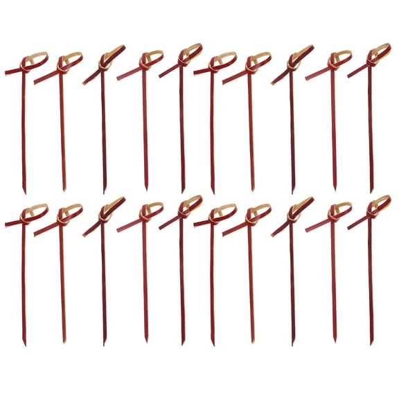 HOMEMAXS  100 Pcs Fruit Stick Skewers for Kabobs Bamboo Picks