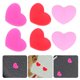 thumbnail image 5 of 6 piezas de silicona tenis de tenis amortiguadores de vibración de la forma del corazón amortiguadores de silicona, 5 of 7