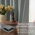 thumbnail image 3 of TOPICK Light Gray Room Darkening Curtains for Bedroom Thermal Insulated Drapes for Living Room Home Office Rod Pocket Curtains Set of 2 Panels Each 30"W x 63"L, 3 of 10