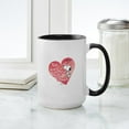 thumbnail image 4 of CafePress - Snoopy Kisses Large Mug - 15 oz Ceramic Large White Novelty Mug, 4 of 4