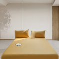 thumbnail image 3 of SIfdSeng Get it Fast Solid Color Bed Cover Class A Full Solid Color Washed Baby and Grade Bedspread Cover Imitation Pure Bed Sheet, 3 of 5