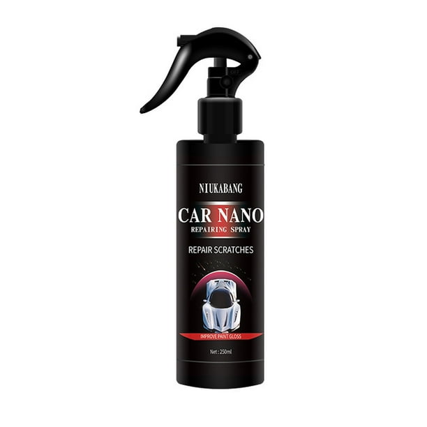 Spray Reparador En Rayones y Autos, Polímero Nanotecnológico, Protección Hidrofóbica de Brillo, Renovación de Plástico y Esmalte, Fácil de Usar, Múltiples Aplicaciones, Presentaciones 50 Ml a 500 Ml